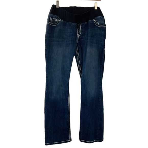 Maternity Embellished Jeans 17” X 31.5” - Picture 3 of 4